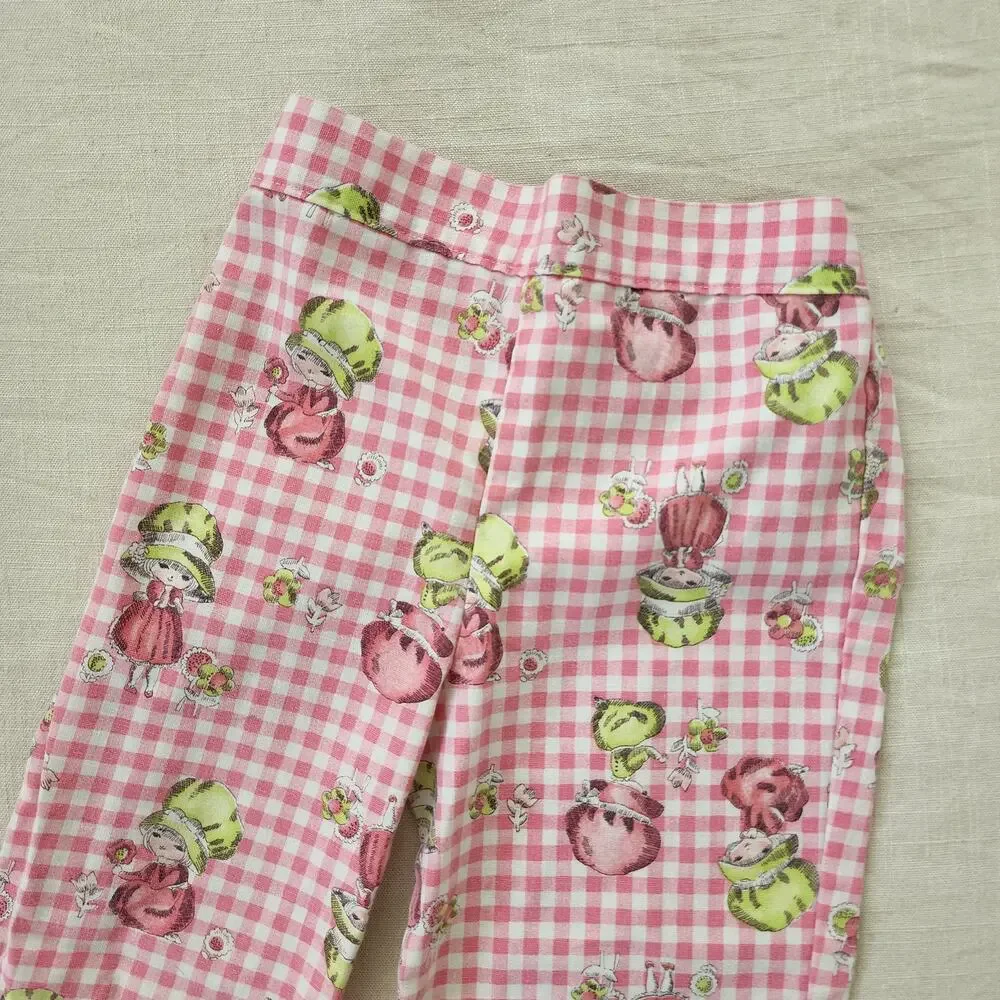 Vintage 60s/70s Healthtex Mod Flared Pants kids 6